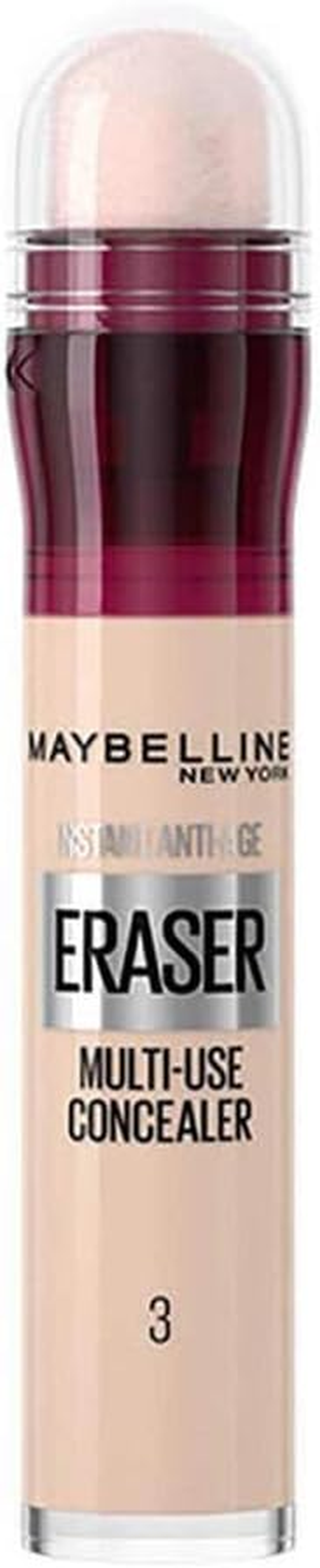 Maybelline New York, Concealer, Medium Coverage & Creaseless Formula, Instant Age Rewind Eraser, 6Ml, Ivory