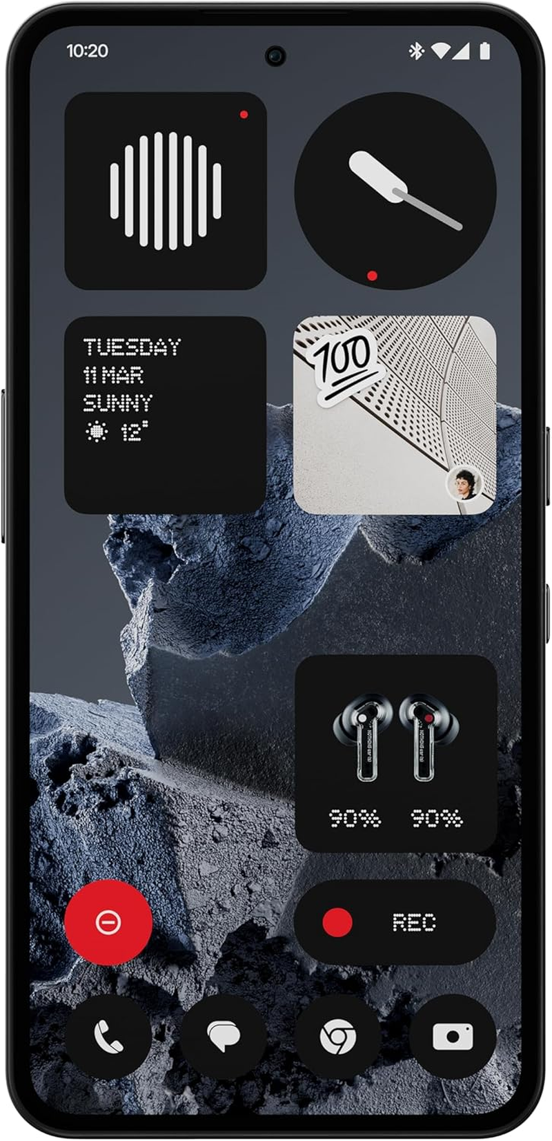 CMF Phone 2 Pro 128GB - 5G Smartphone with 50MP Camera and 20X Zoom, 6.77 Inch FHD+ AMOLED Display with 120Hz, 5000Mah Battery, Nothing OS 3.2 - Black image number 1