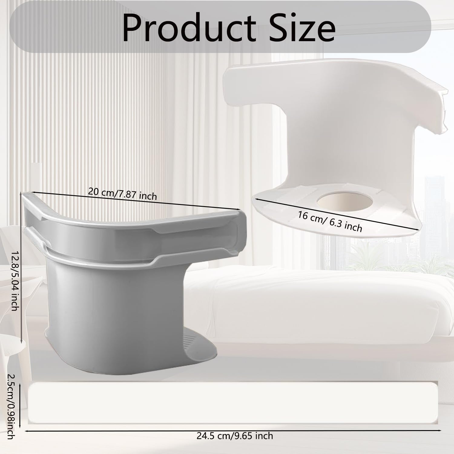 4Pcs Bed Sheet Holder Fitted Sheet Straps, Large Holders Keep Sheets Firm & Tight,Bed Sheet Rack with Lock Strip Easy to Install for All Mattress Sizes-Grey image number 5