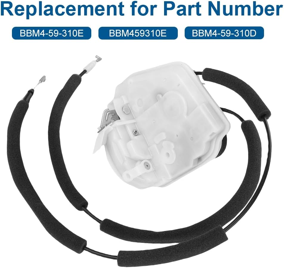 WMPHE Front Left Driver Side Lock Actuator Compatible with Mazda 3 2010-2013, Door Latch Assembly Replacement for BBM459310E image number 2