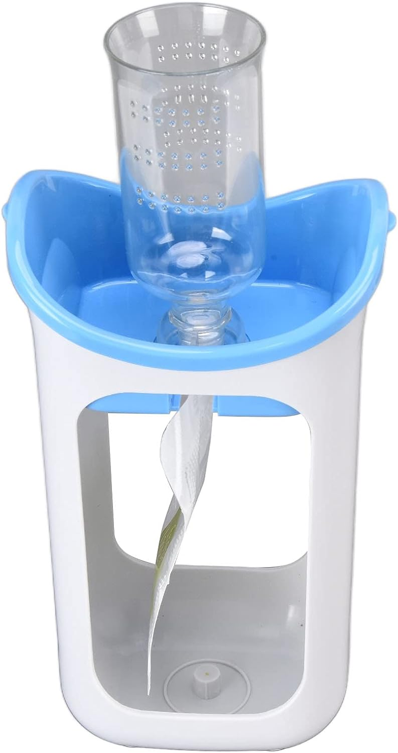 Baby Food Maker, anti Slip Heatable Baby Food Processor Manual Portable Puree Squeezer for Home for Restaurant for Kitchen(Blue) image number 1