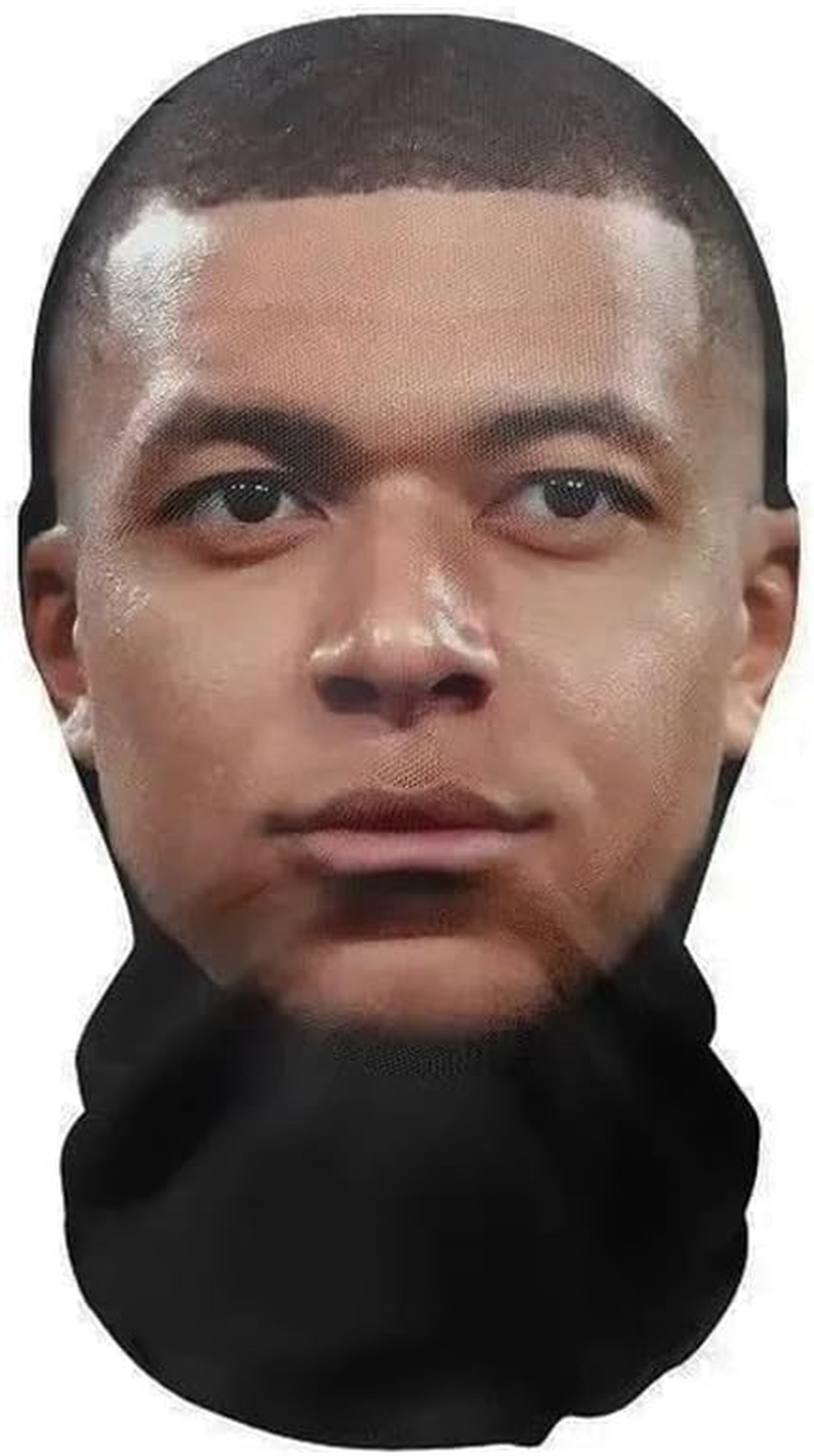 Realistic Michael Jackson 3D Print Full Face Mask - Breathable, Lightweight & Comfortable, Ideal for Cosplay, Parties, Halloween, Carnival & Events King of Pop image number 1