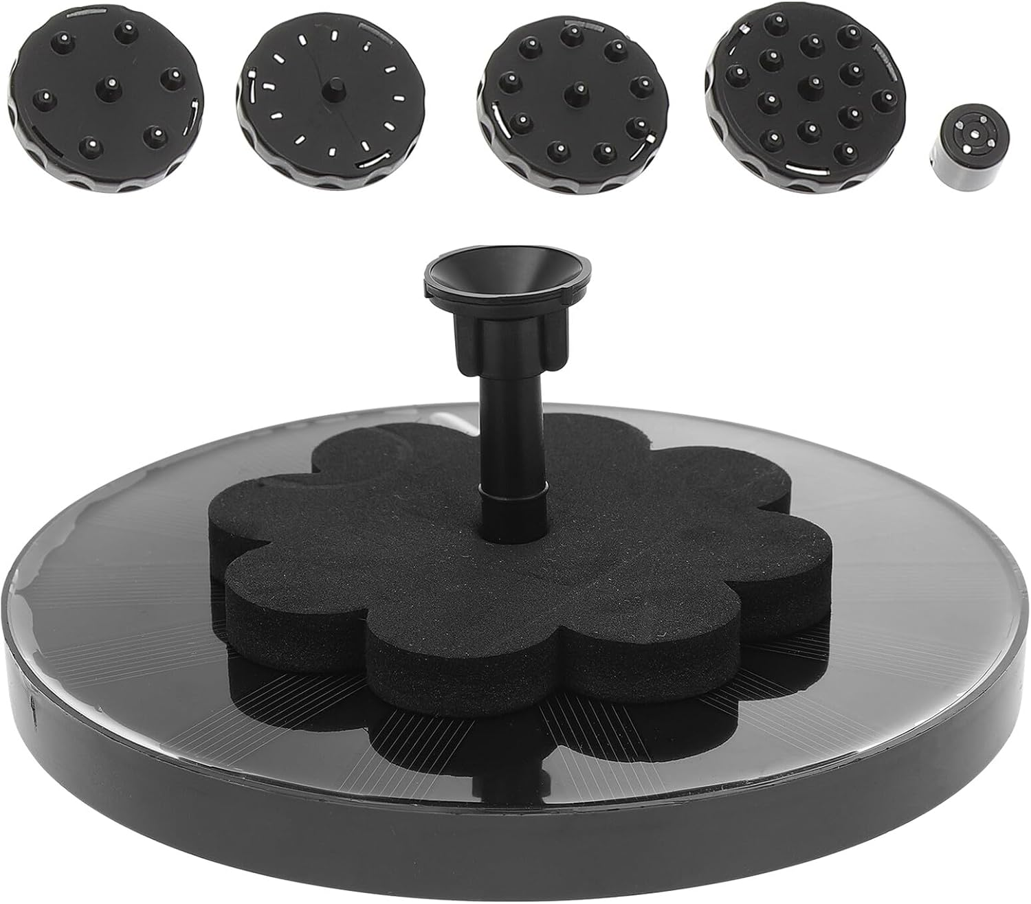 Toddmomy Solar Powered Mini Floating Fountain Outdoor Water Pump for Garden Bird Bath Easy Installation Material Promotes Water Circulation and Oxygenation image number 6