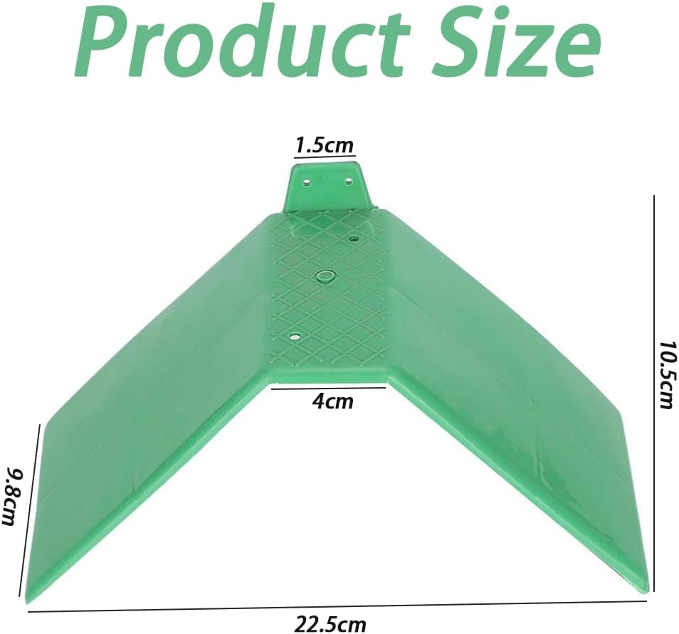 10Pcs Pigeon Rest Stand, Plastic Pigeon Rest Stand Frame, V-Shaped Pigeon Perch Dove Rest Roost Cage Stand, Bird Supplies Support Accessories, Green