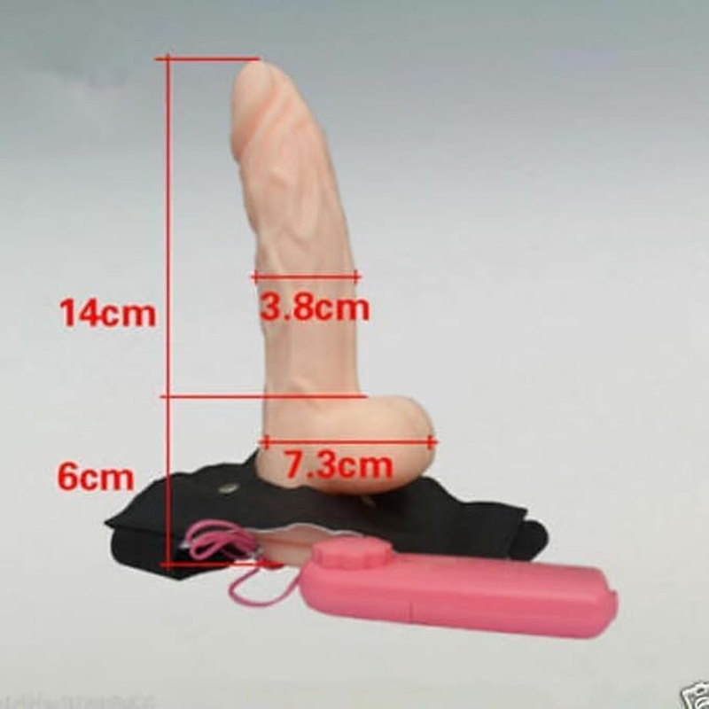 Strap on Dildo Vibrator Dildo Penis G Spot Dildo Vibrators Penis Sex Toys Hollow Silicone Penis Sleeve Adult Sex Toys Men Women Couples image number 2
