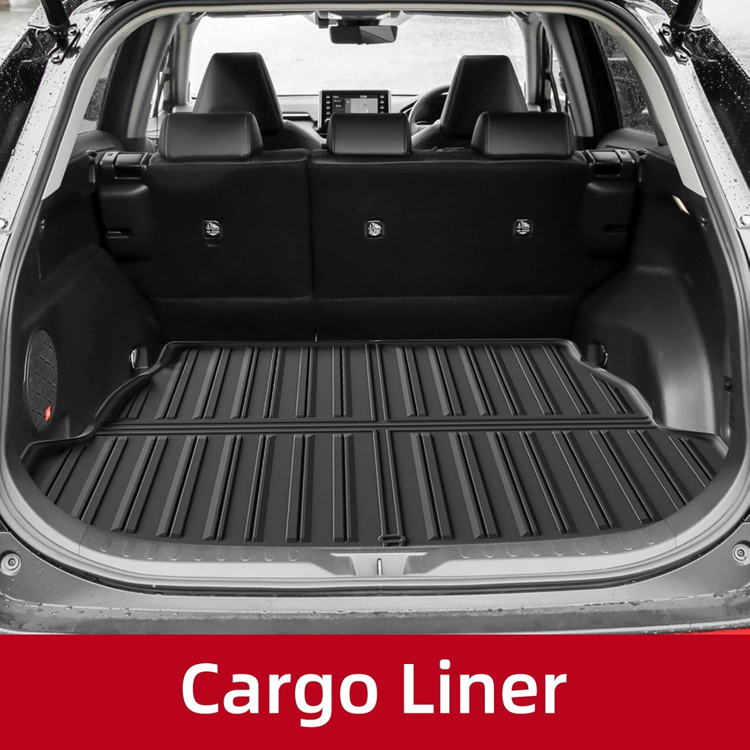 Foot Mats & Cargo Liner for Toyota RAV4 2025 2024-2019 TPE Floor Mats Trunk Mat Car Mats Accessories - Only Fit Right Hand Drive