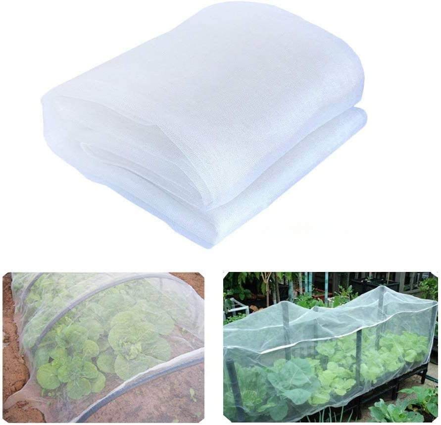 Lordap 2.5&times;10M Bug Insect Garden Barrier Netting Plant Cover, Thicken Mosquito Bird Screen Hunting Blind Garden Mesh Net for Protect Plant Fruits Flower (2.5&times;10M) image number 5