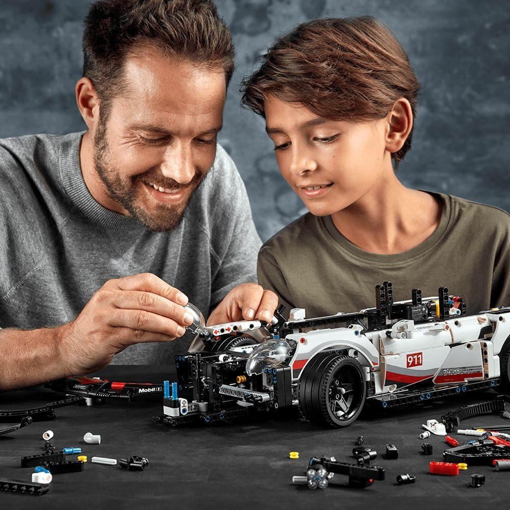 LEGO&reg; Technic Porsche 911 RSR Supercar Building Set (1580 Pcs) Sports Race Car Advanced Building Kit, Exclusive Collectible for Boys and Adults 42096 image number 2