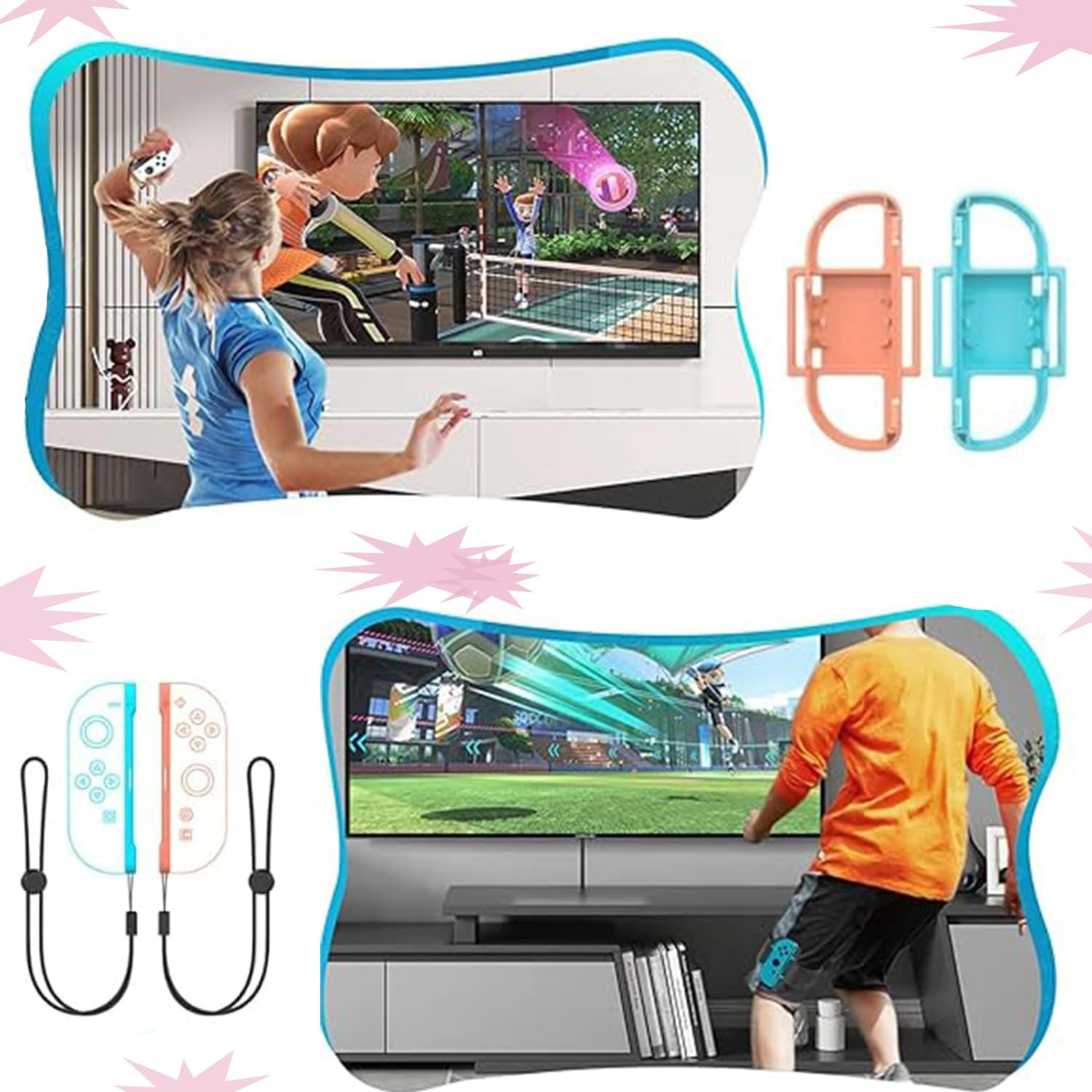 Roczential 15 in 1 Sports Accessories Bundle Compatible with Nintendo Switch image number 3