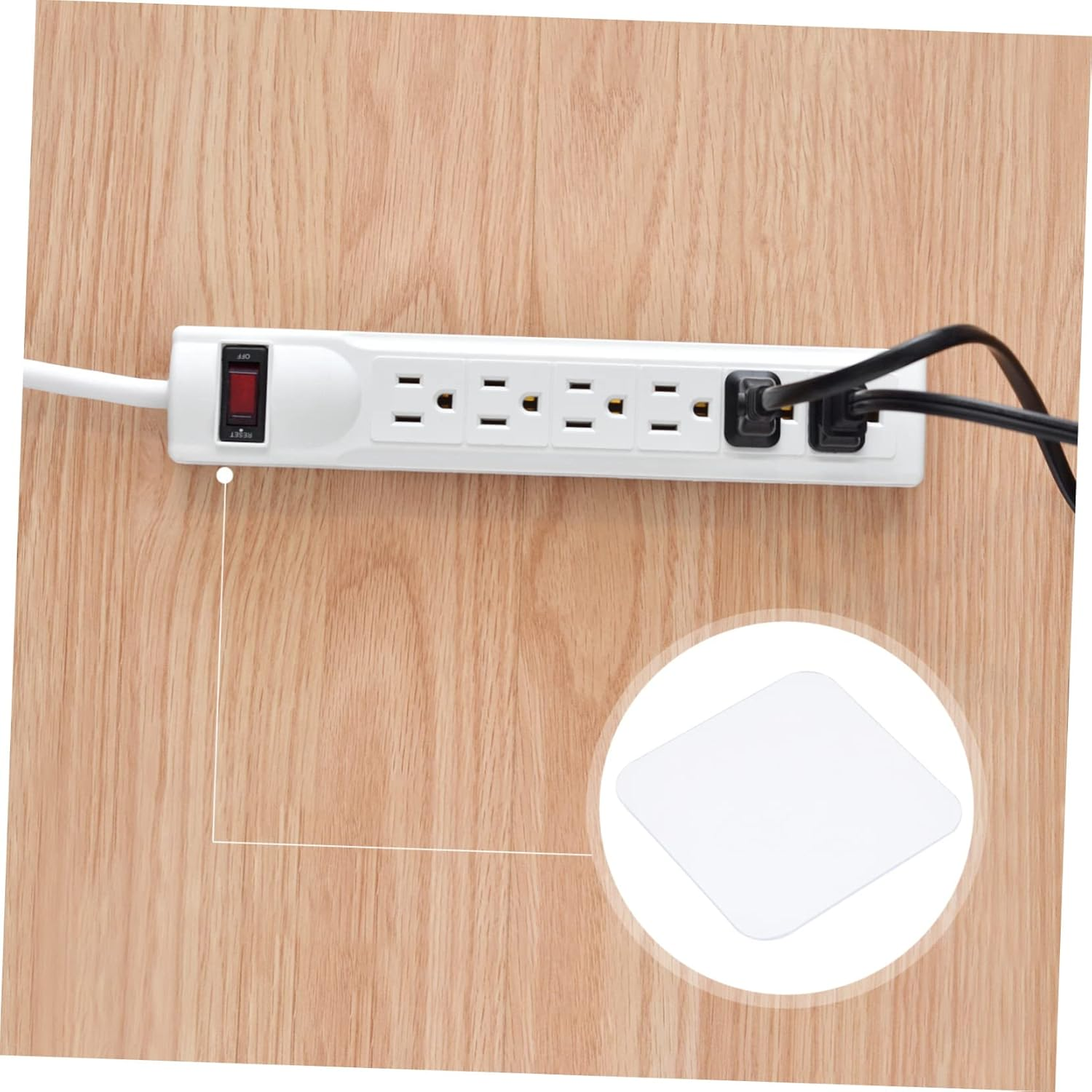 MAGICLULU 20Pcs Heavy Duty Double Sided Adhesive Tape Pads No Trace for Tiles Car Home Office image number 1