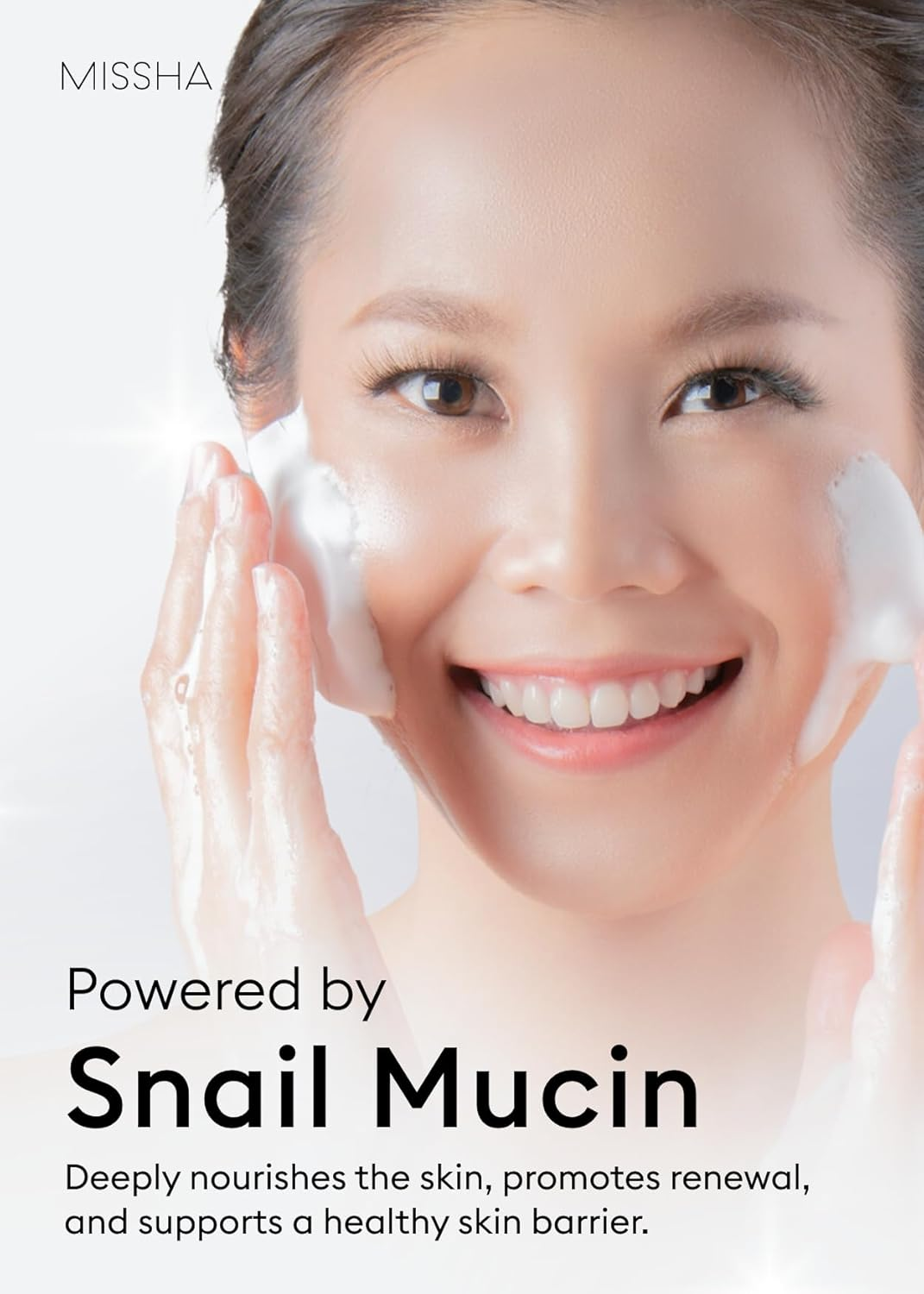 Missha Super Aqua Cell Renew Snail Cleansing Foam 100 Ml image number 2