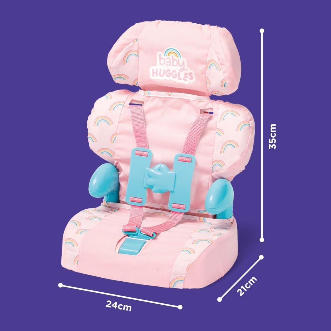 Casdon 710 Doll Car Booster Seat - Bring Your Favorite Friend for a Ride!,Pink/Purple image number 4