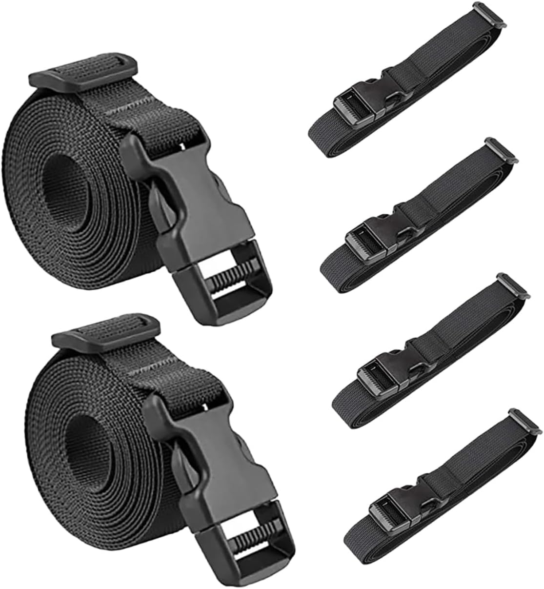 GETAJGHSD 6Pcs Nylon Luggage Straps Buckle Straps for Suitcase Fixing Adjustable Travel for Traveling image number 6