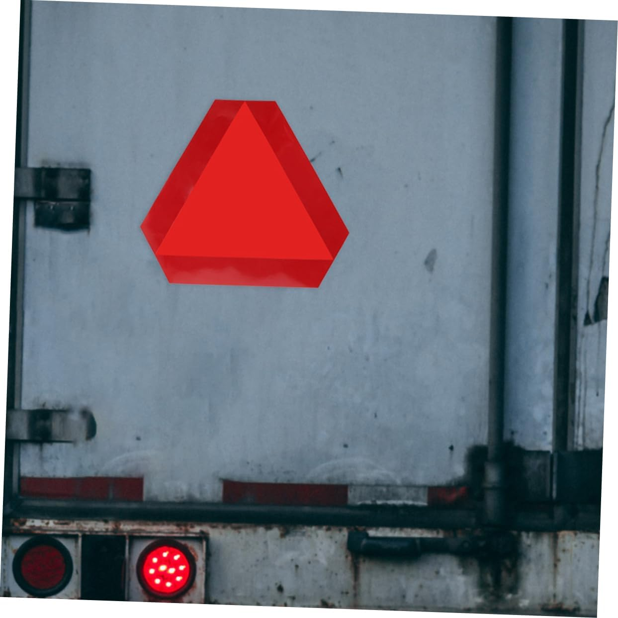 2Pcs Reflective Warning Triangle Sign for Slow Moving Vehicle Dark Signs