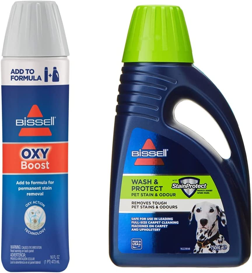 Bissell 14051 Oxy Boost Carpet Cleaning Formula Enhancer & 99K5E Concentrated Formula, Pet Stain & Odour, 750Ml image number 1