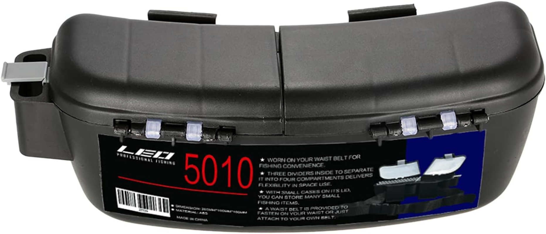 Multifunctional Portable Fishing Bait Tackle Box Storage Box Waist Carrier Lure Reel Holder Container Box Case Fishing Hooks Accessory Box Waist Belt Multi-Loader image number 2