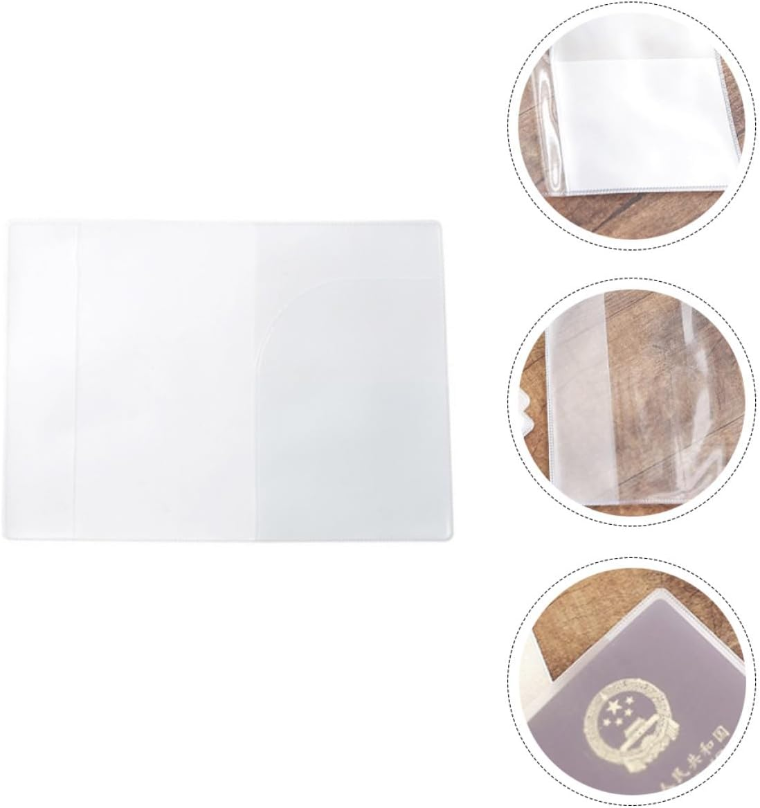 Totority 20Pcs Matte Passport Covers with Card Slots Travel Document Holders Thickened Passport Protectors for Travel Essentials and Id Organizer image number 5