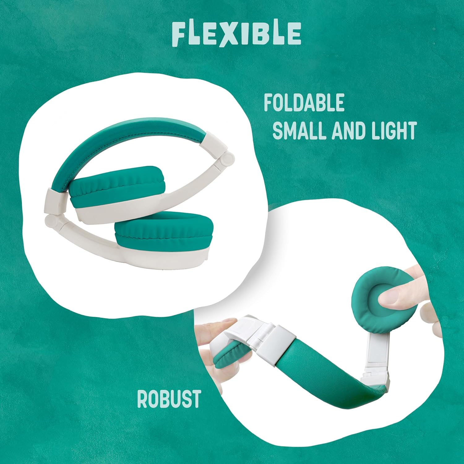 Timio Kids Headphones &ndash; Volume-Limited, Durable & Comfortable &ndash; Safe Headphones for Toddlers and Children &ndash; Compatible with Timio Audio Player &ndash; Travel Friendly, 3.5Mm Jack