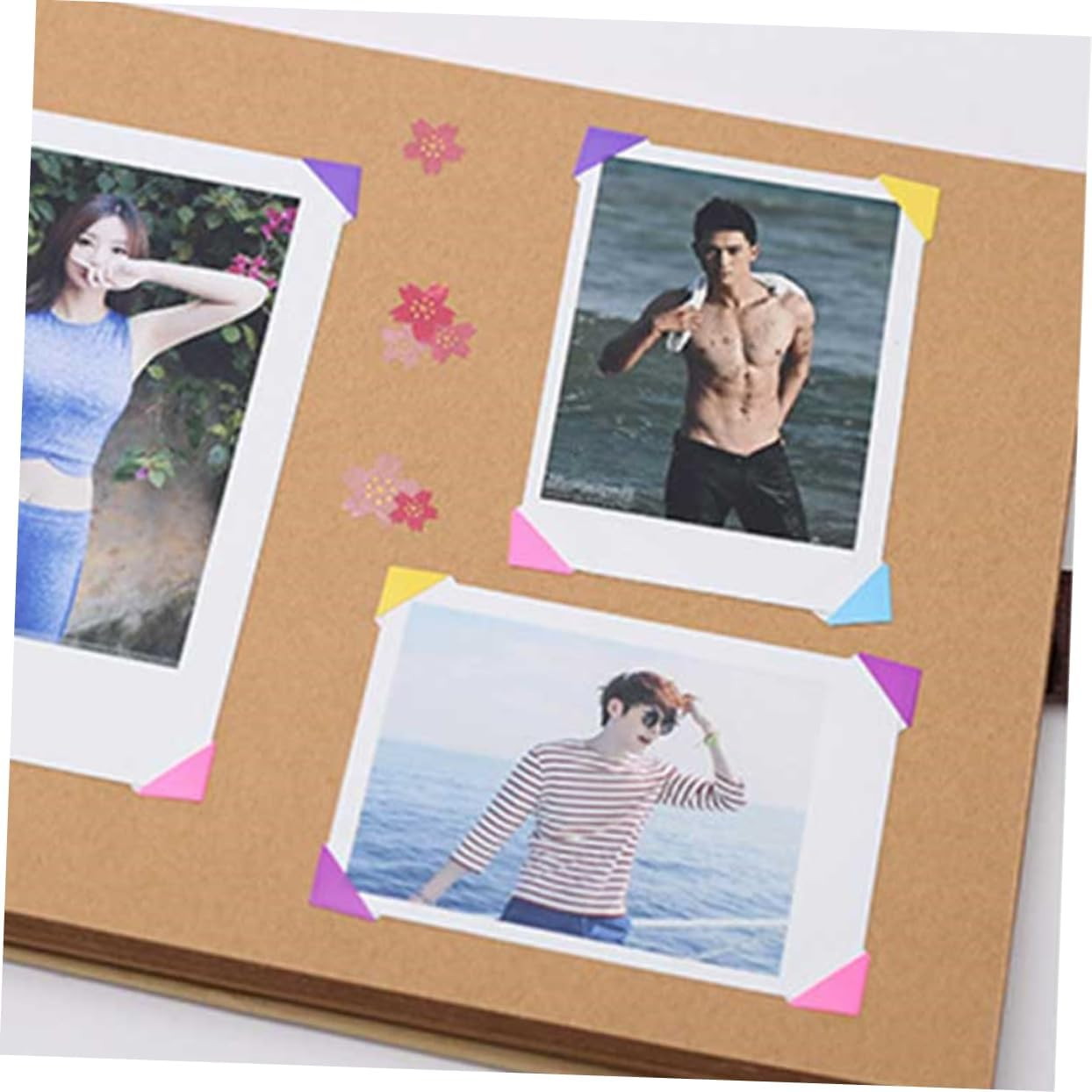 Scrapbooking Album Photo Book Diy Page Turning Handmade Album for Travel Graduation Wedding image number 2