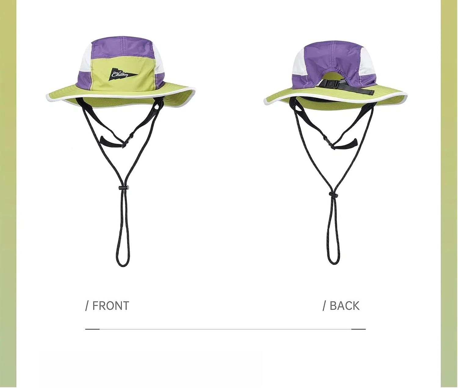 YWYLL Fisherman'S Hat for Men and Women, Summer Waterproof Hiking, Camping, and Mountain Climbing Hat, UV Protection, and Secure for Surfing. Multi, Multi image number 2