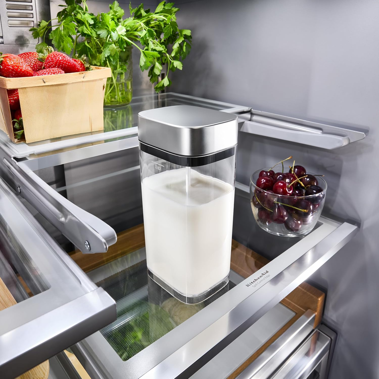 Kitchenaid Milk Container with Hose and Lid for Kitchenaid Fully Automatic Espresso Machines - 790ML (KESMC)