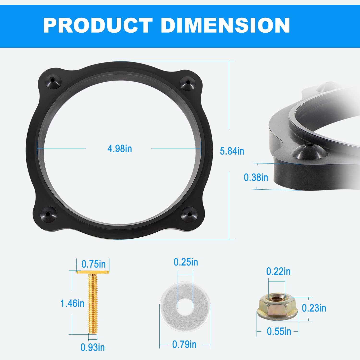 385310063 SE341549 Toilet Floor Flange Seal and Mounting Kit Replaces for Dometic Sealand Toilets 506+ / 510+ / 511H Models, RV Toilet Seal Kit for Motorhome and Trailer image number 2
