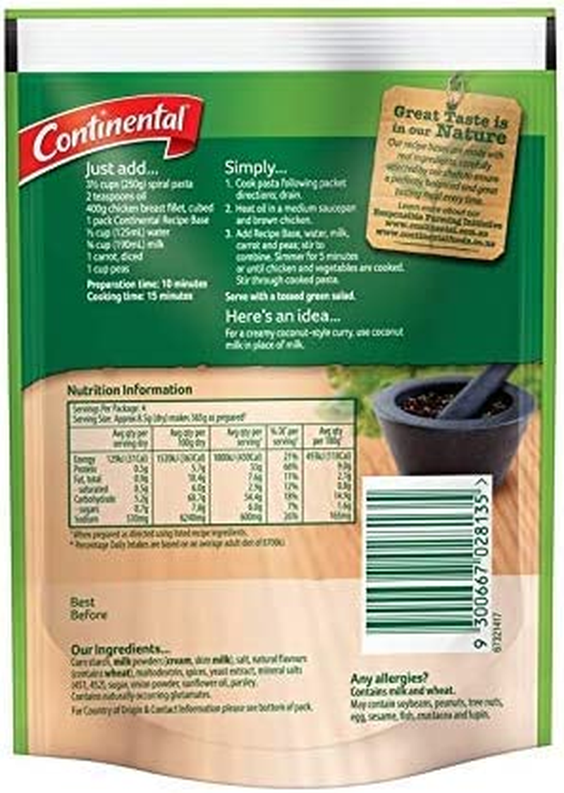 CONTINENTAL Recipe Base |Creamy Chicken Curry, 30G image number 6