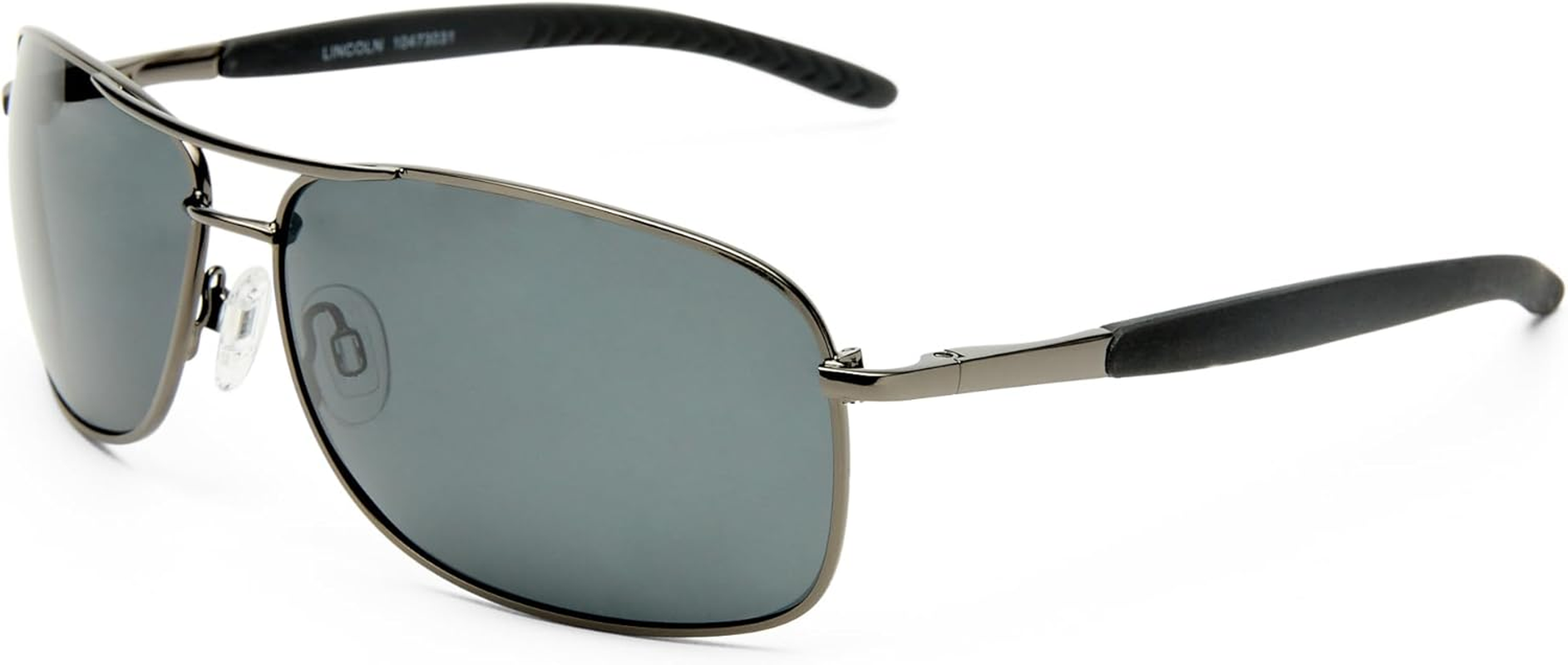 Cancer Council Male Lincoln Gunmetal Aviator Sunglasses image number 2