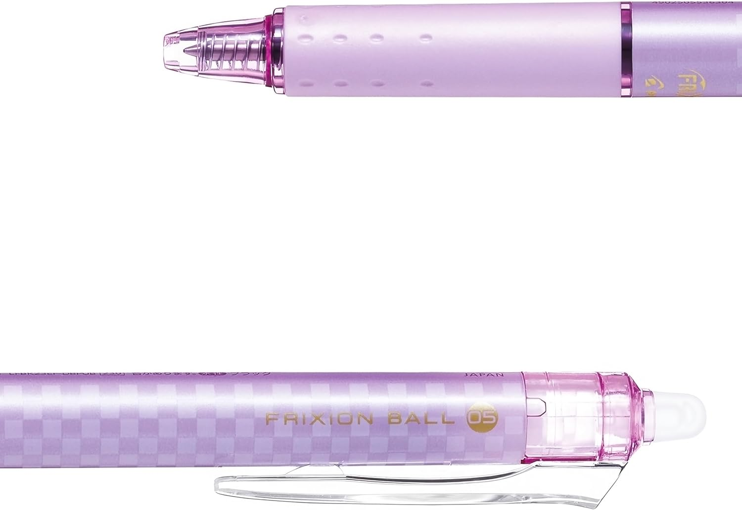 Pilot Frixion Design Series Retractable Erasable Gel Pen, 0.5 Mm, Purple Barrel, Black Ink image number 5