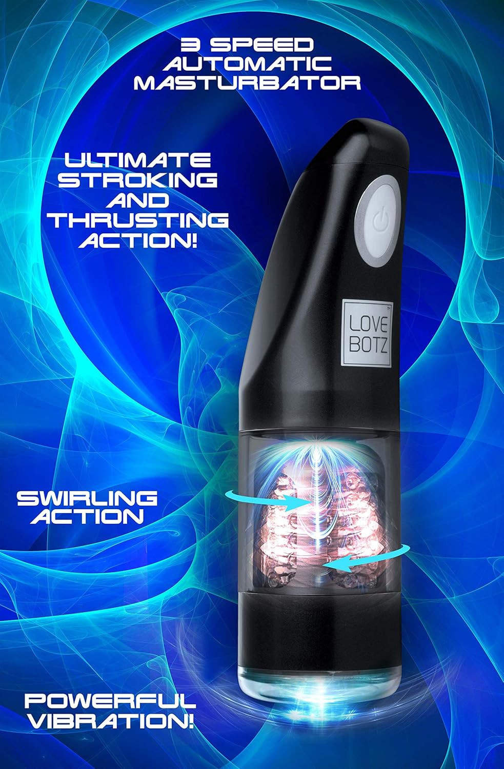 Lovebots Ultra Bator Thrusting and Swirling Automatic Stroker image number 4