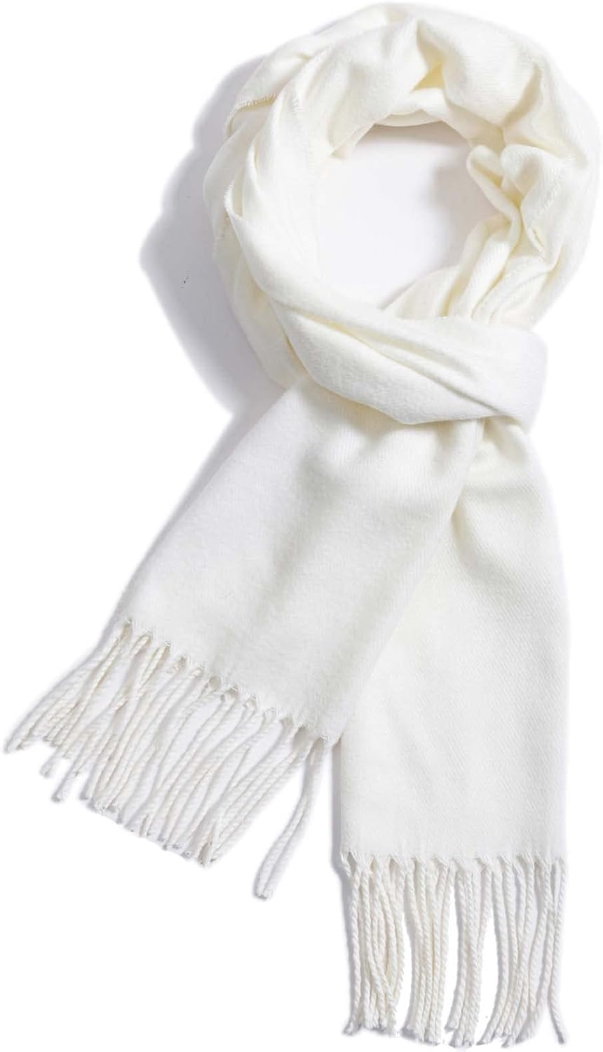 Scarf for Men Women Cashmere Neck Scarf Plaid Winter Scarf Fall Softest Classic Warm
