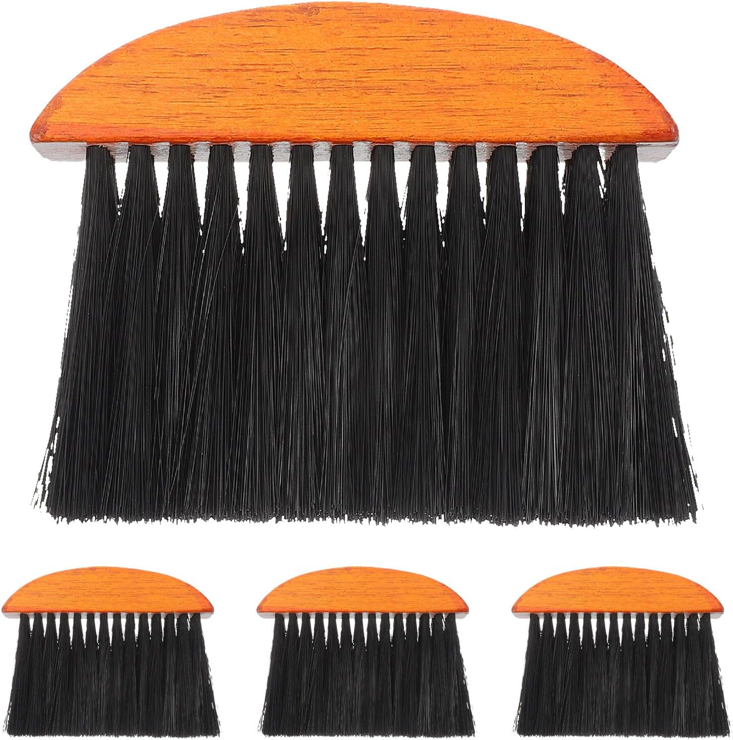 YARNOW 4Pcs Wood Stove Cleaning Brushes: Hand Broom Whisk Brushes for Fireplace Tools - Small Cleaning for Fire Pit Counter Car Detailing image number 3