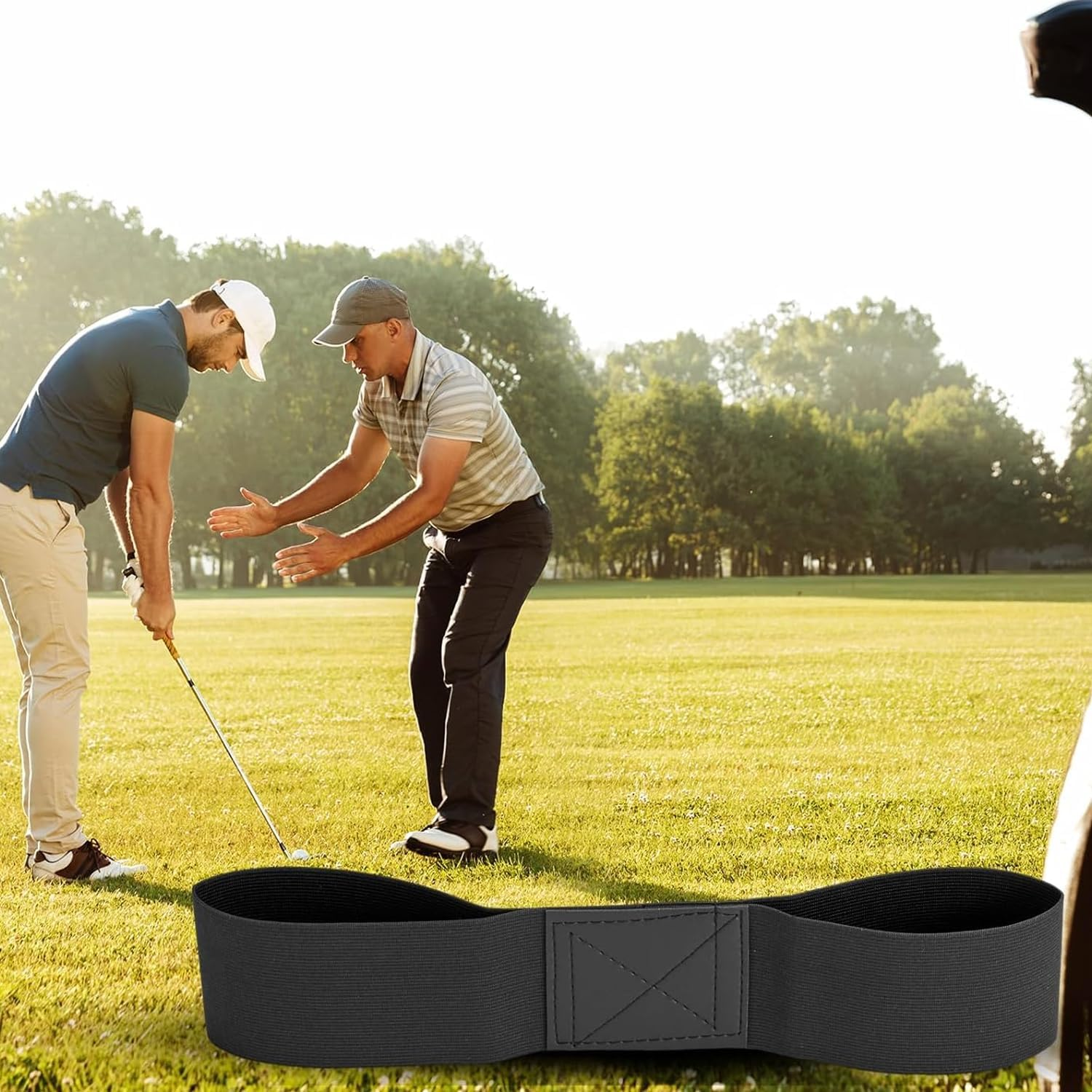 3Pcs Golf Swing Trainer Arm Bands,High Elastic Golf Connection Band,Golf Training Aids for Men & Women, Golf Grip Training Aid with Swing Correction,Improve Posture & Accuracy,Ideal for Beginners. image number 5