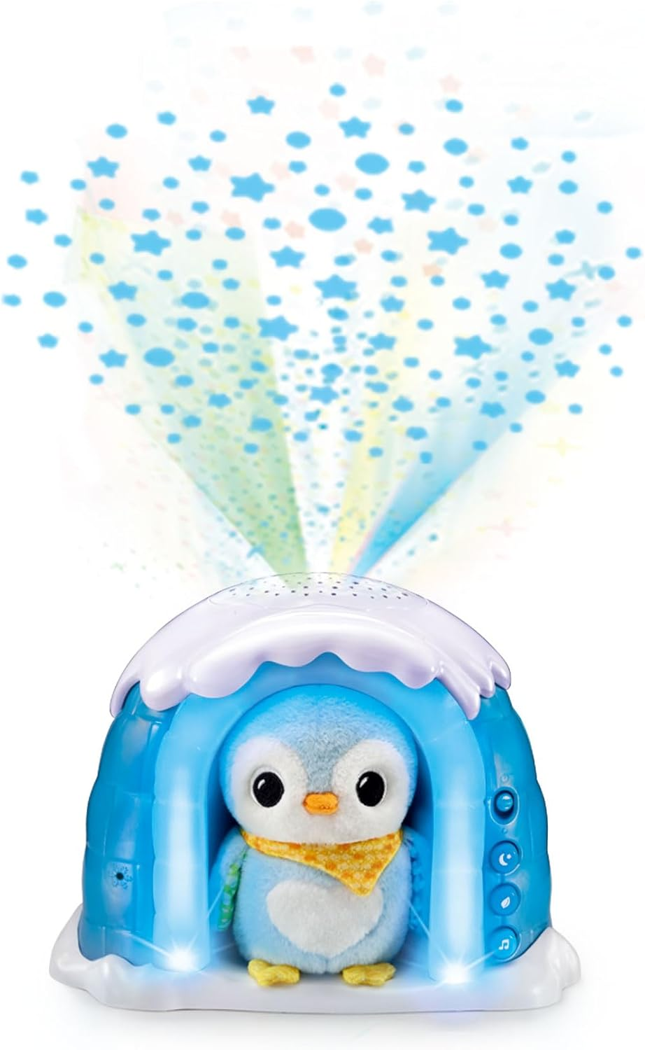 Vtech Soothing Starlight Igloo - Nightlight, Plush Penguin - 574903 - Blue image number 5