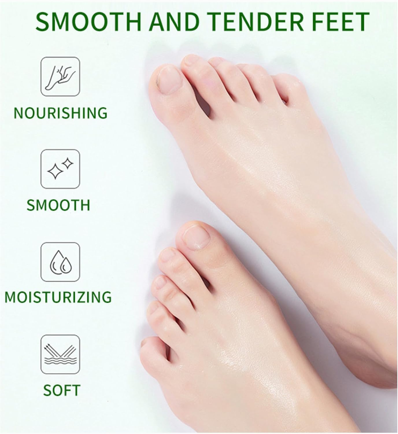 Peeling Spray with Aloe Vera, Exfoliating Foot Peel, Callus Remover for Feet and Heel Care, Hydrating Care for Cracked Heels, Feet Scrubber Dead Skin, Smooth Soft Skin (4Pcs) image number 4