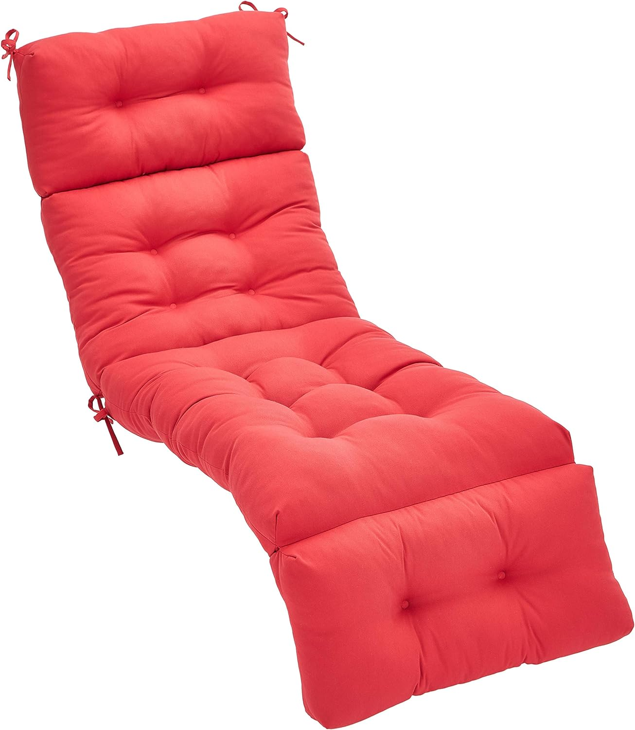 Amazon Basics Tufted Outdoor Lounger Patio Cushion - Blue