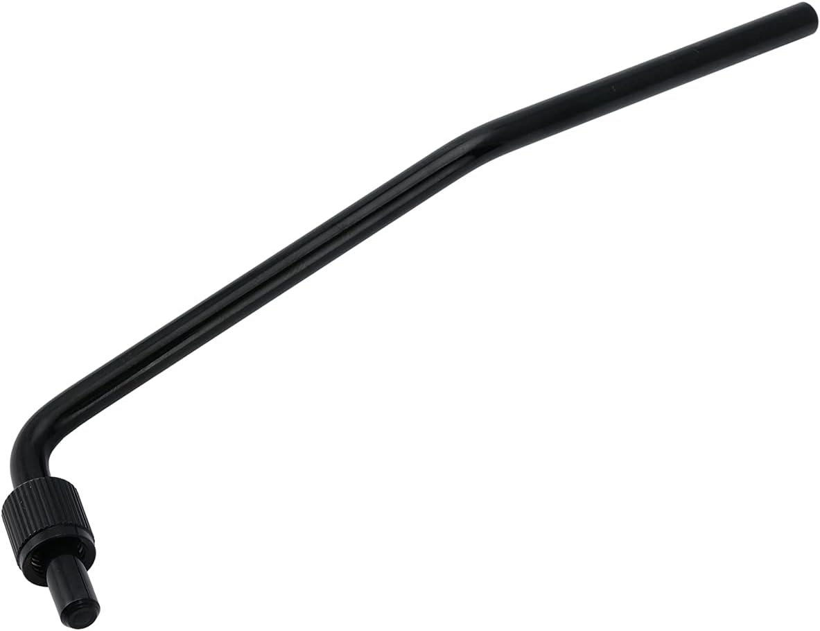 Musiclily Pro 6Mm Collared Steel Tremolo Arm Whammy Bar Vibrato Arm for Floyd Rose Double Locking Tremolo Bridge Electric Guitar, Black