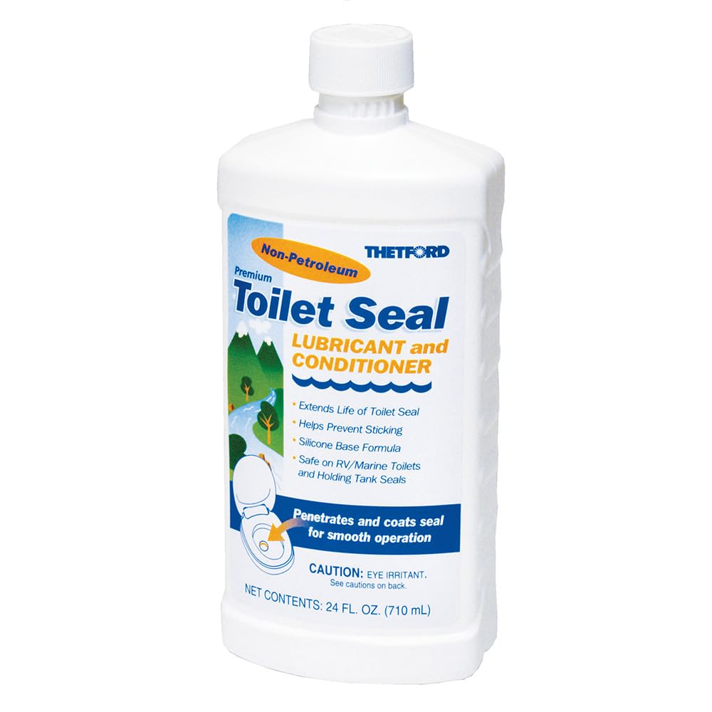 Thetford RV Toilet Seal Lube & Conditioner 36663, 24 Oz. Bottle