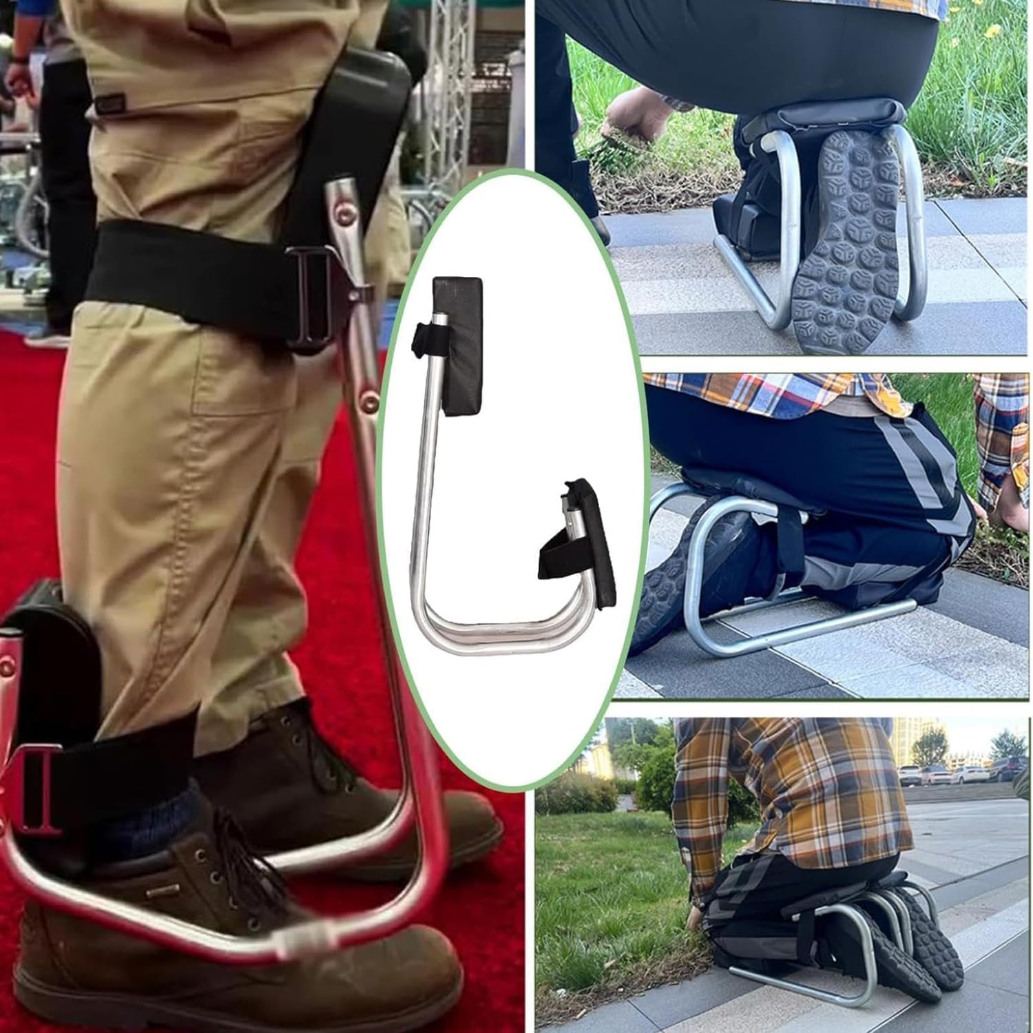 Knee Seat for Gardening, 2024 New Kneeseat, Ergonomic Knee Protection & Ankle Support, Knee Pad Seat, Farm Work image number 6