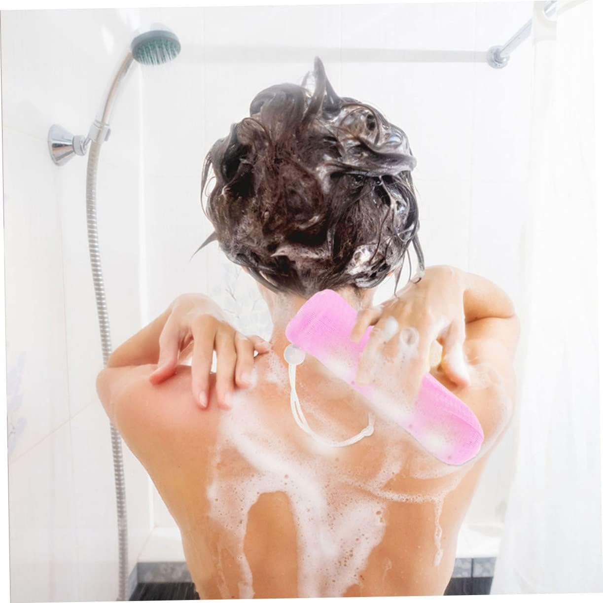 Ipetboom 15Pcs Foaming Soap Exfoliating Bath Soap Pouches Handmade Saver Random Color image number 2