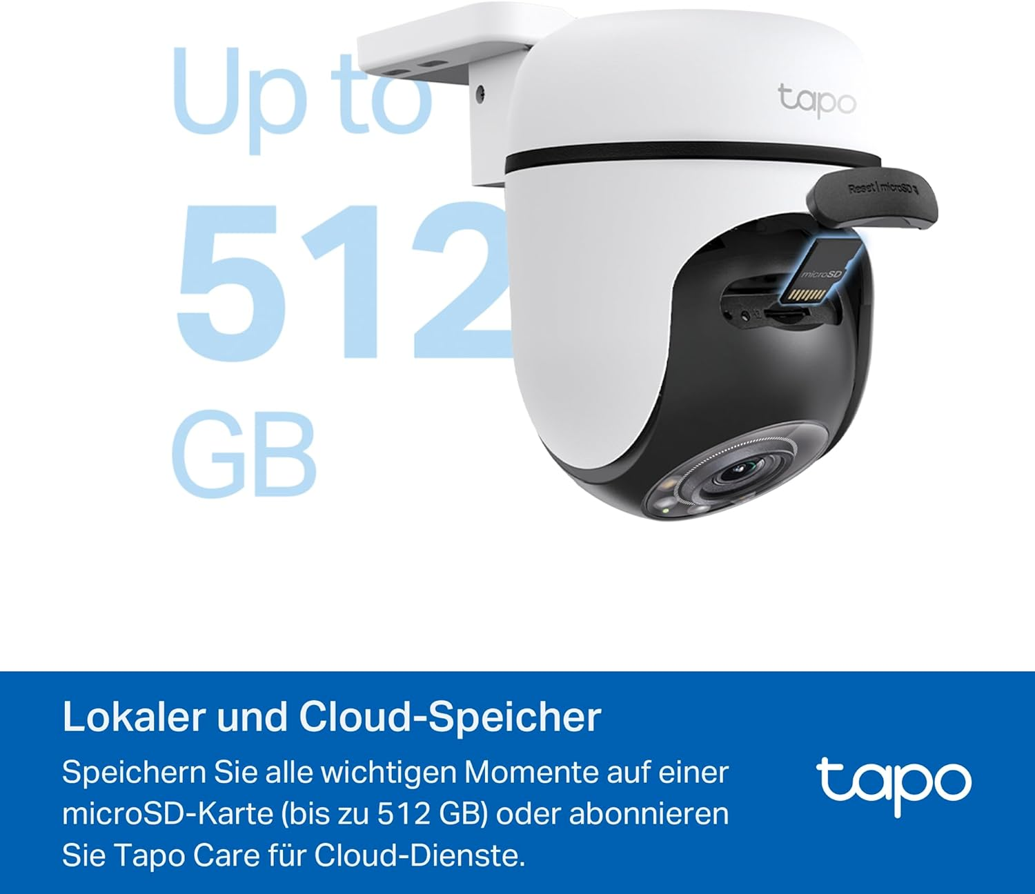 Tapo 2K Outdoor Wifi Surveillance Camera 360&deg; C51A, Night Vision Color, Person Detection and Motion Tracking, Waterproof IP65, Customizable Sound Alarm image number 3