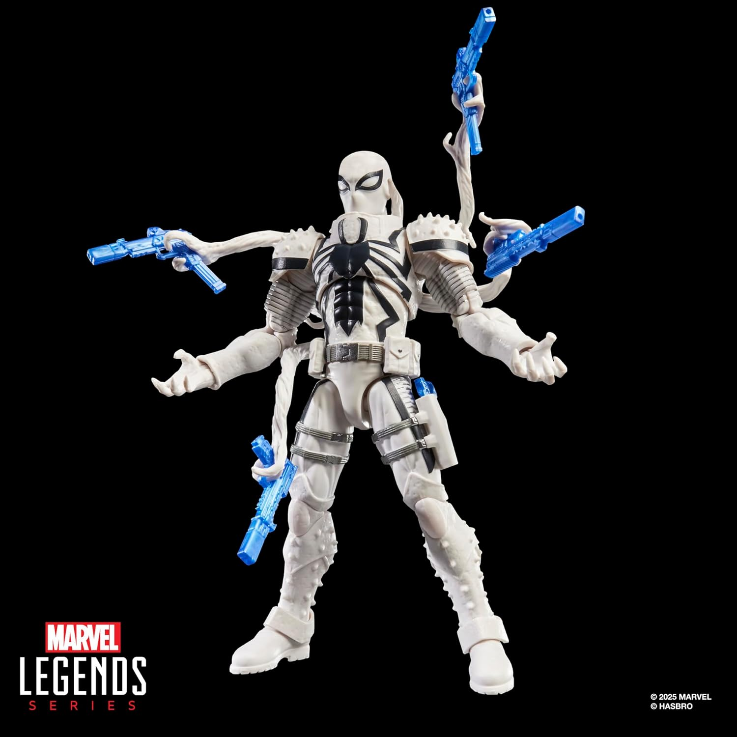 Marvel Legends Series Magic: the Gathering Agent Anti-Venom, 6-Inch Spider-Man Action Figure Toy plus Exclusive Foil Collectible Card Game Trading Card image number 1