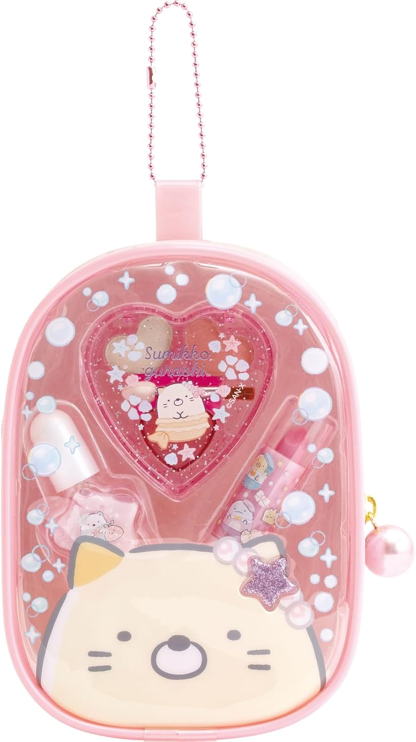 San-X Sumikko Gurashi Sumikko Cosmetic Pouch Cat FE43501 H 5.5 X W 3.9 X D 1.8 Inches (140 X 100 X 45 Mm) image number 2