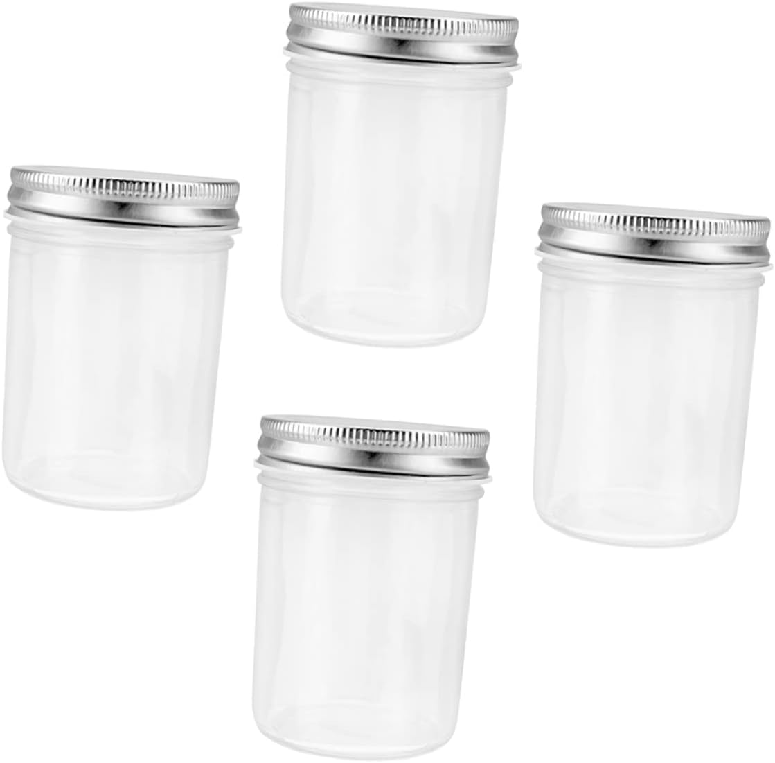 CIYODO 4Pcs Glass Sealing Jars for Home Food Storage Multi-Functional Sealing Containers Wide Mouth for Canned Foods and Sauces image number 4
