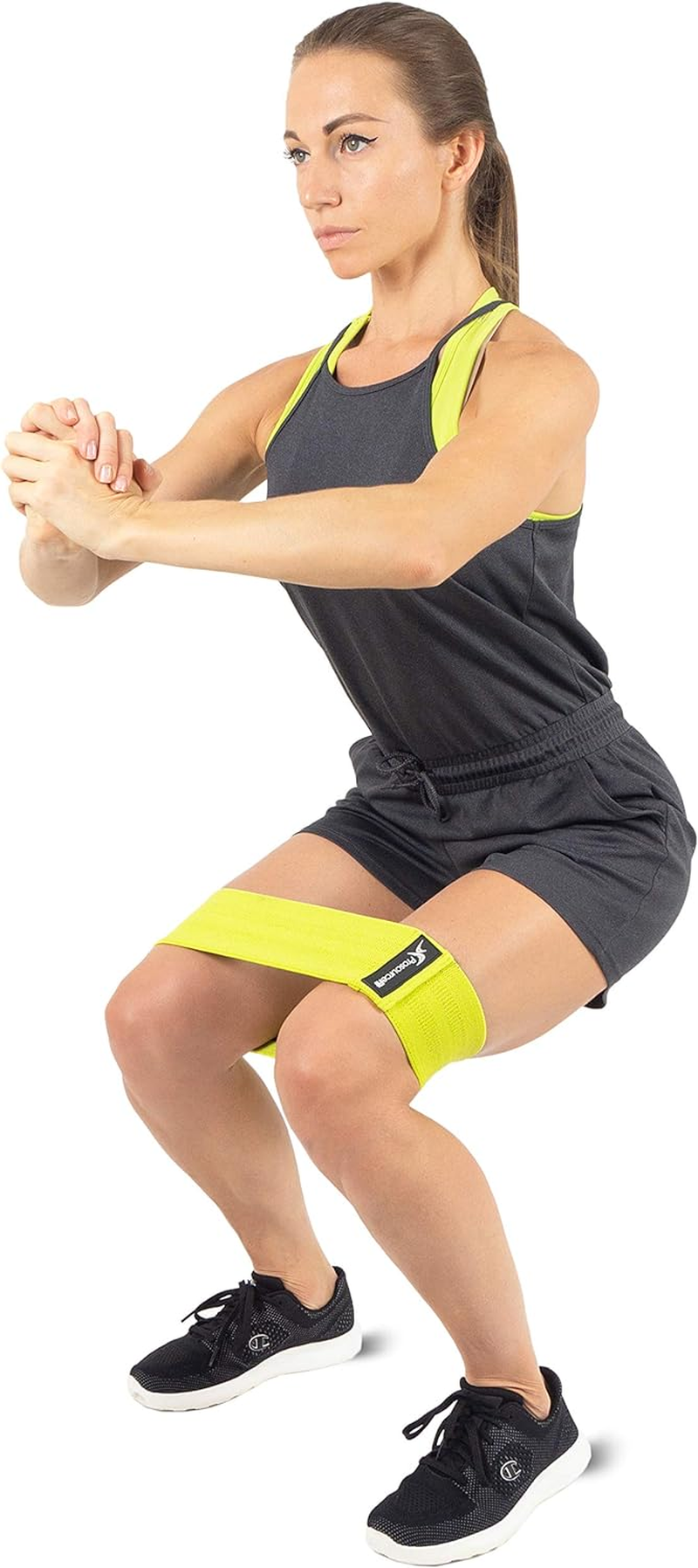 Prosourcefit Fabric Loop Resistance Bands Set with Anti-Slip Grip, Mini Workout Bands for Fitness Training to Tone Legs, Glutes and Booty image number 2