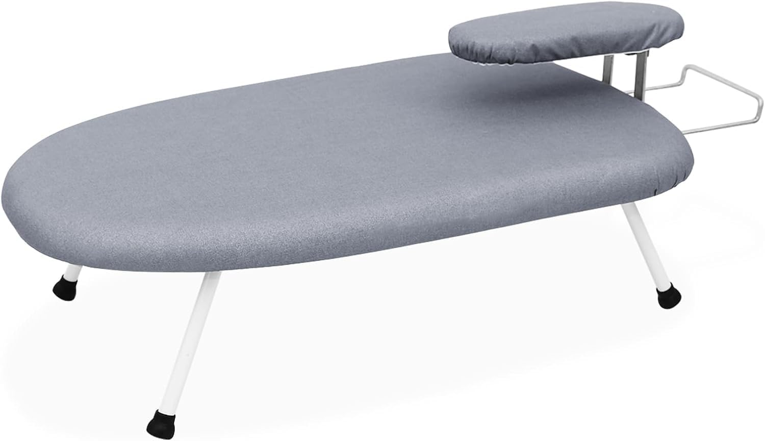 Tabletop Ironing Board 60Cm L X 36Cm W X 17Cm H with Removable Sleeve Ironing Board - Folding Legs Cotton Cover Travel Countertop Ironing Board image number 2