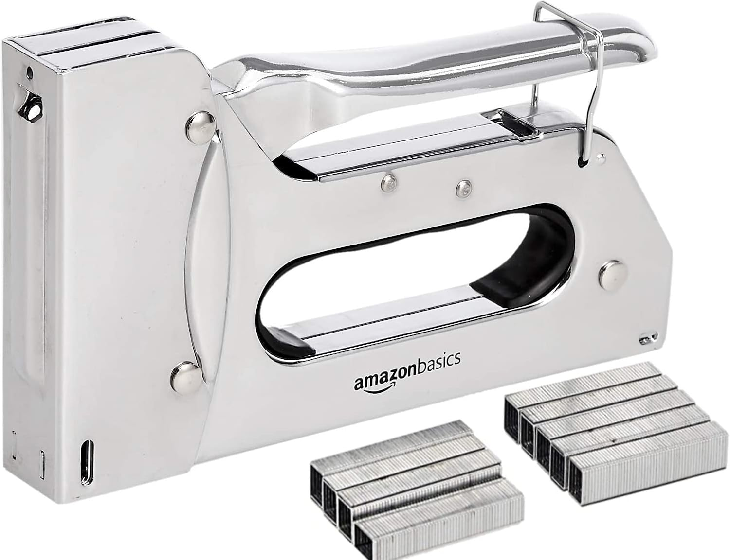 Amazon Basics Manual Staple Gun with 1,000 D-Type 5/16-Inch Staples image number 2