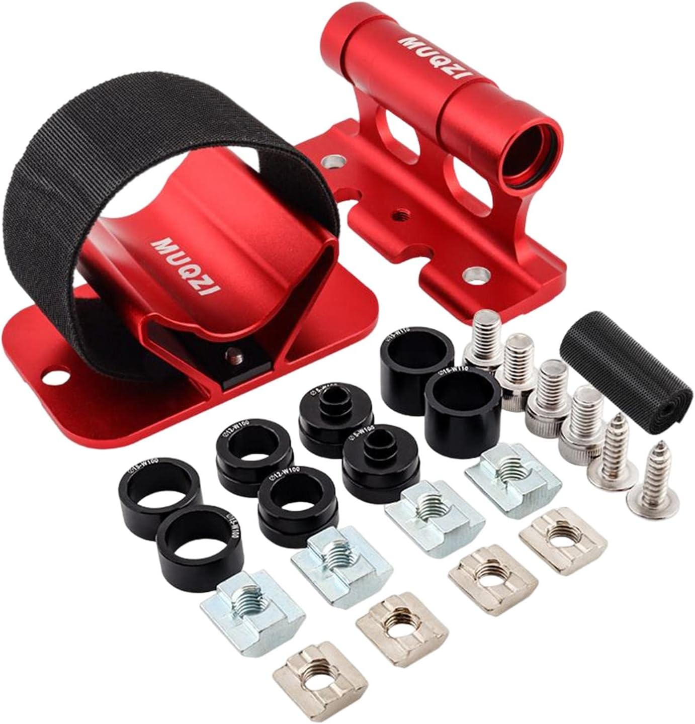 TOOYFUL Bike Fork Mount Car Roof Rack Carrier Quick Release Thru Axle Carrier Parking Rack Bicycle Rear Wheel Rack Installation Mount, Red image number 1