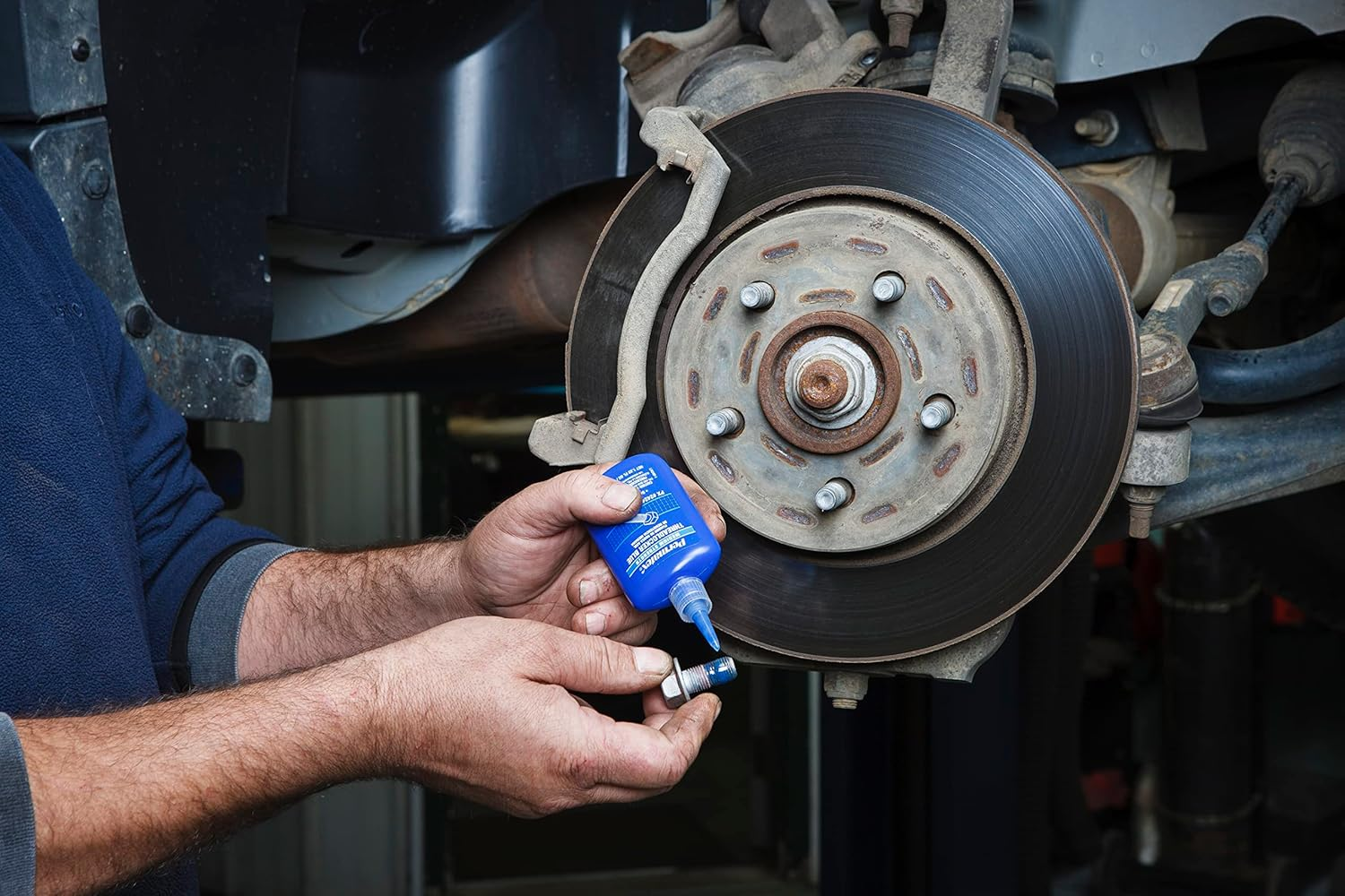 Permatex Medium Strength Threadlocker, Blue, 50 Ml image number 6