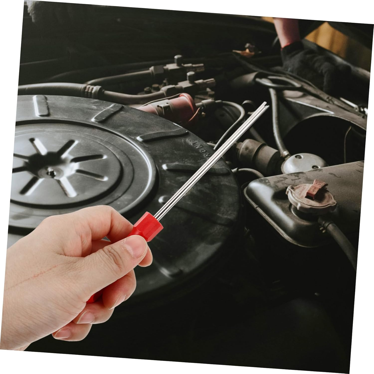 FELTECHELECTR Valve Core Wrench Set 4Pcs Automotive and Bicycle Tire Repair Tools Tire Valve Extension Tool image number 1